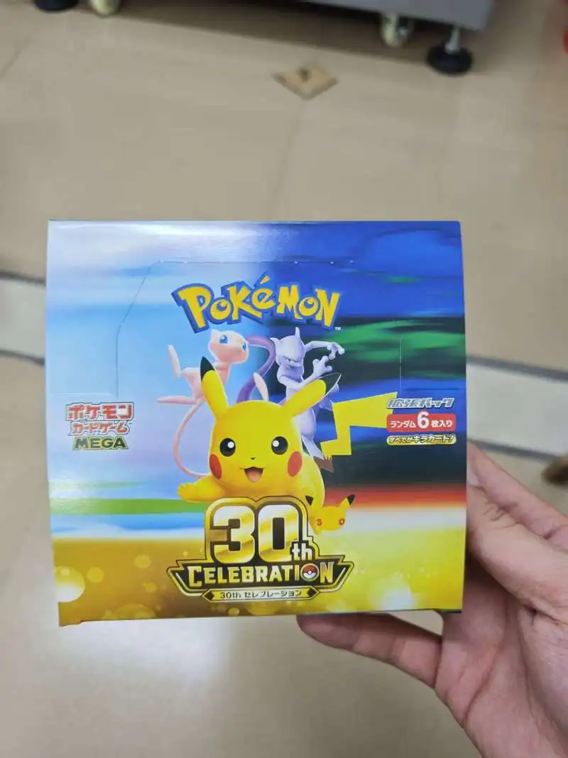 Pokemon Ptcg 30Th Anniversary Japanese Version Trading Card Booster Pack Collectible Game Gift Box