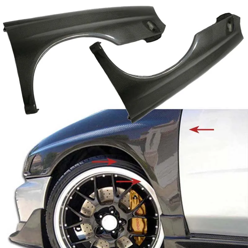 

Пара карбоновых передних вентилируемых крыльев (панелей) для замены на Subaru Impreza WRX Sedan 2002-03