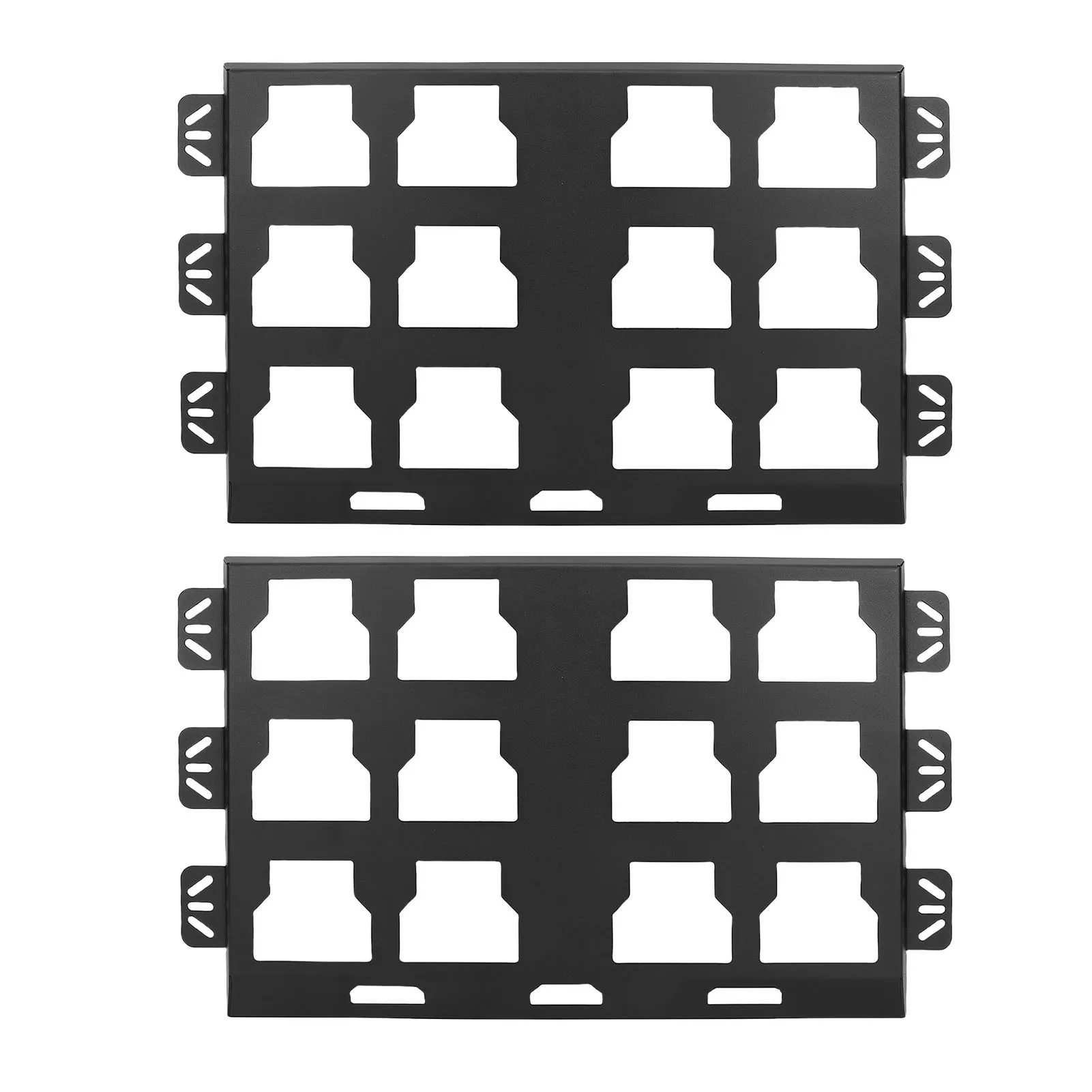 Монтажная пластина для ящика для инструментов, подходящая для упаковки, металлическое крепление для настенного или напольного крепления ящика для инструментов