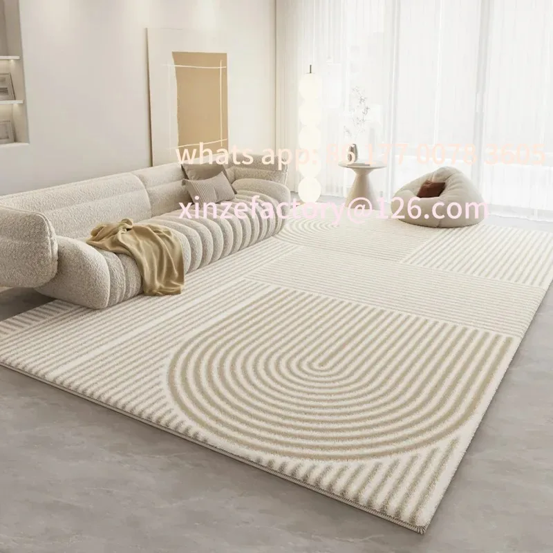 

Customizable Upgrade Material Living Room Carpet Simple Thick Family Bedroom Minimalist Bed Rug Sofa Coffee Table Carpet