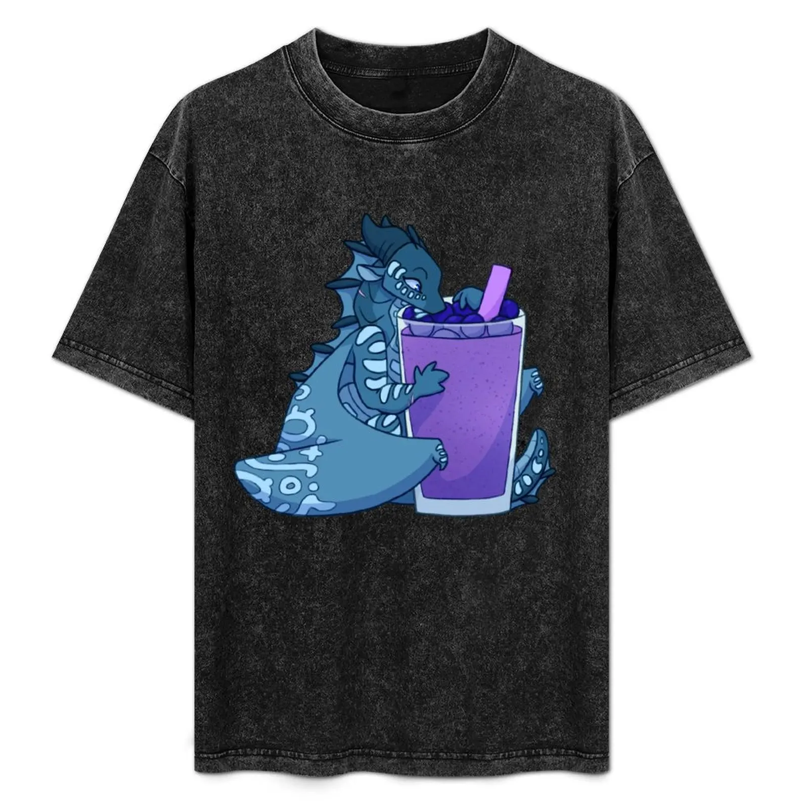 

Tsunami with Blueberry Smoothie T-Shirt t shirts for man graphic funny man t shirt graphic T-Shirt