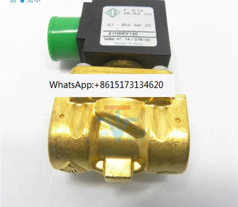 Italian ode solenoid valve 21h8kv120 4min dn15 24V steam brass two-way