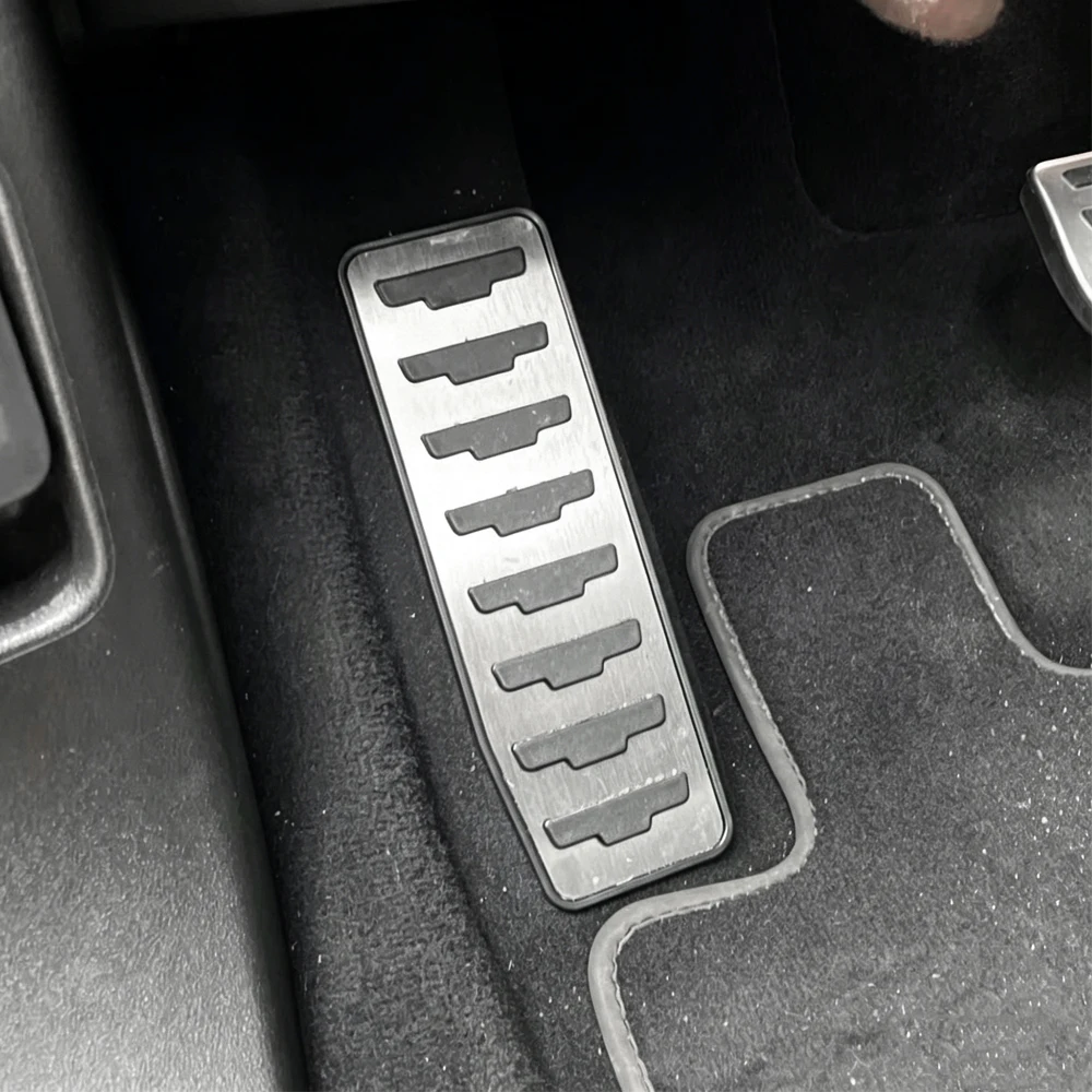 Car Dead Pedal Foot Rest Pedal Cover for Land Rover Discovery Sport Range Rover Evoque for Jaguar F-Pace XE XF LHD Accessories
