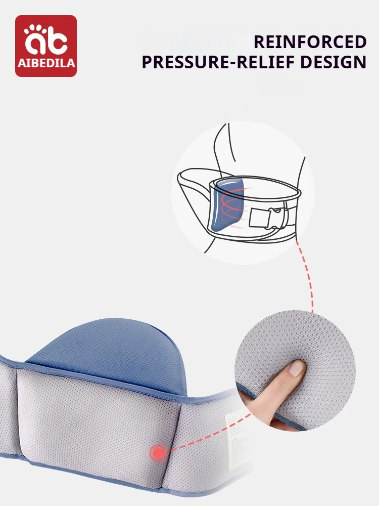 AIBEDILA طفل الناقل تنفس الورك مقعد مريح الطفل الخصر البراز الناقل الرضع الورك مقعد طفل الخصر مقعد البراز 0-2Y