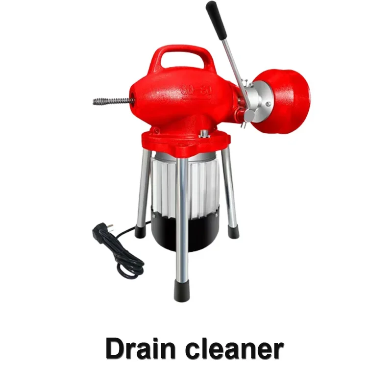 220V dredging machine electric pipe dredging sewer tool used to dredge sewage pipe professional removal toilet blockage