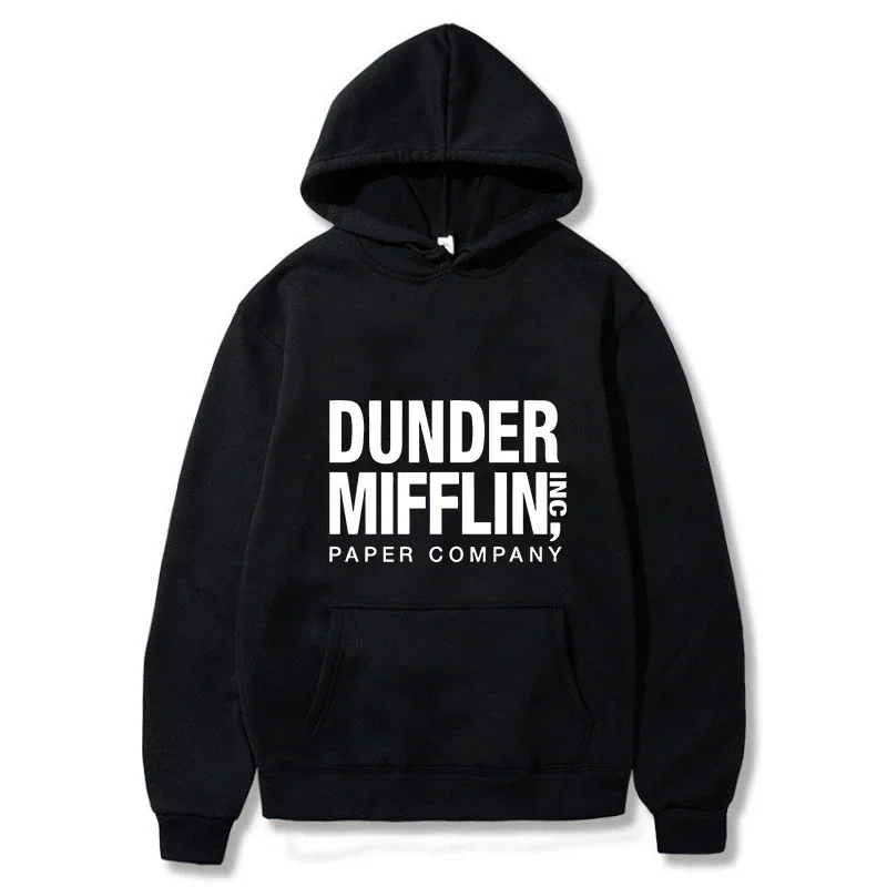 

Dunder Mufflin INC Hoodie Dwight Schrute Sweatshirt Men Women Hoodies Casual Pullover Hooded Sweater