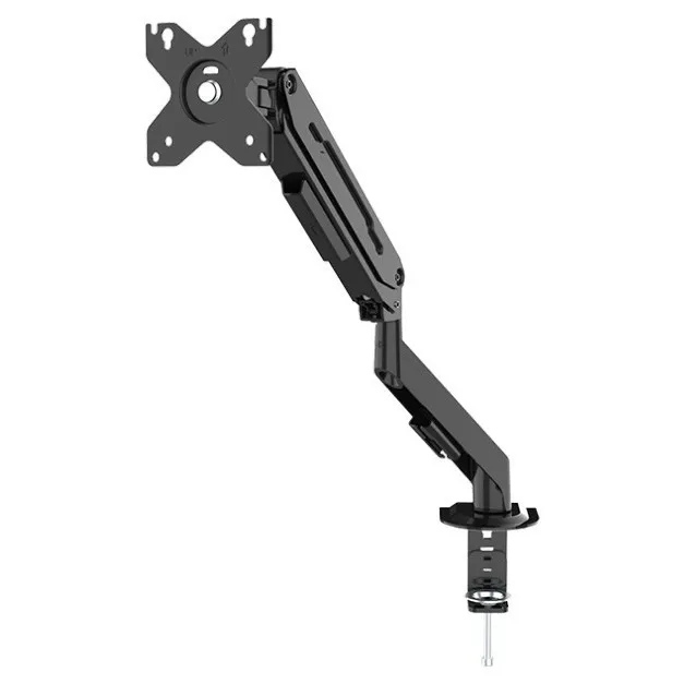 Single Arm Gas Spring Monitor Stand Model-Wtds S Fits Inch Holds Up To Lbs Kg Vesa X Height Adjustable Swivel Tilt
