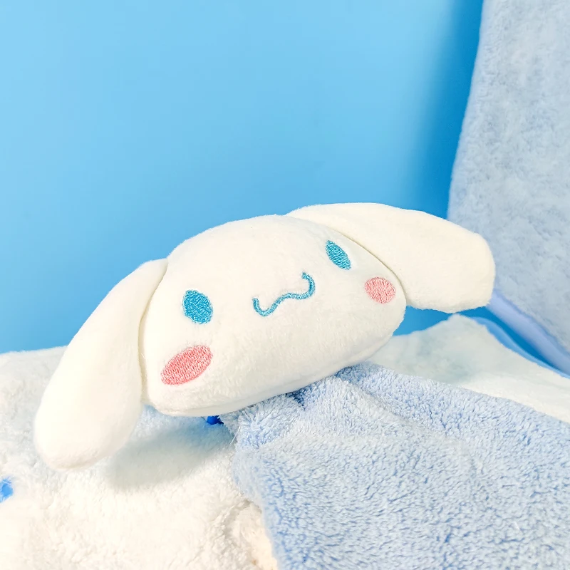 New Miniso Cute Anime Sanrio Yugui Dog Doll Hand Towel Hanging Absorbent Strong Fiber Hand Cloth Universal Easy To Clean