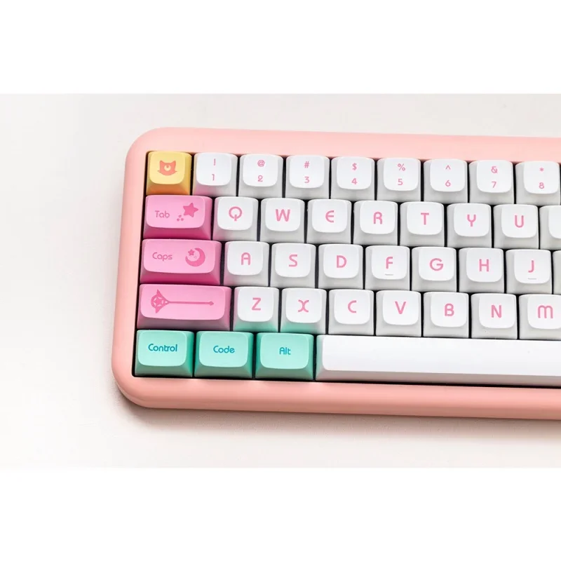 Imagem -05 - Anime Bonito Keycaps Perfil Xda Dye-sublimação Pbt Keycap 143 Chaves