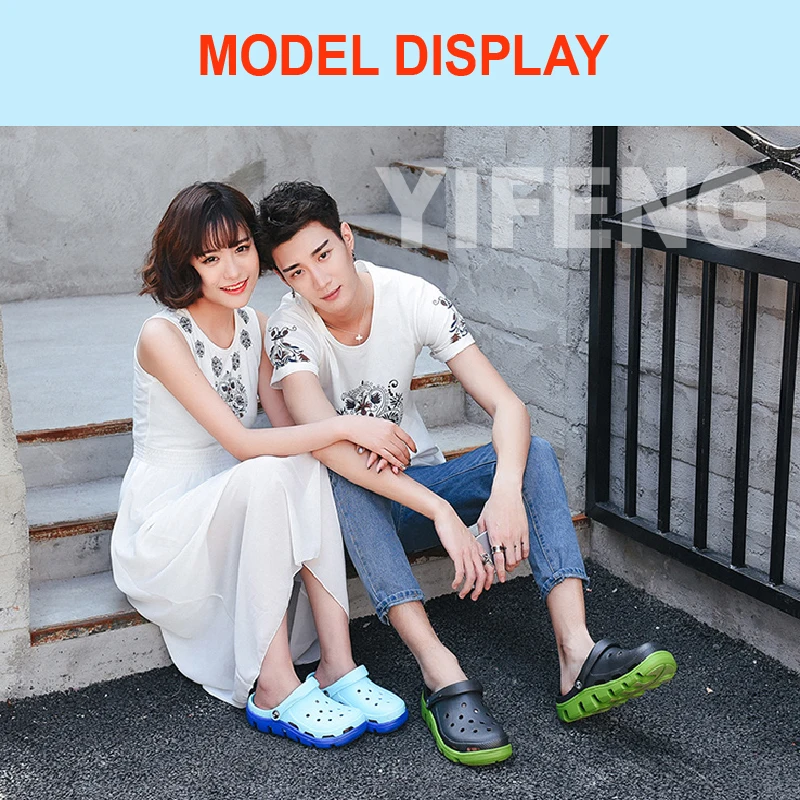 SATIHU Clogs Beach Sandals Casual Shoes Family Parent-child Male Female Lovers Friends Summer Stroll Antiskid Waterproof Fashion image 5