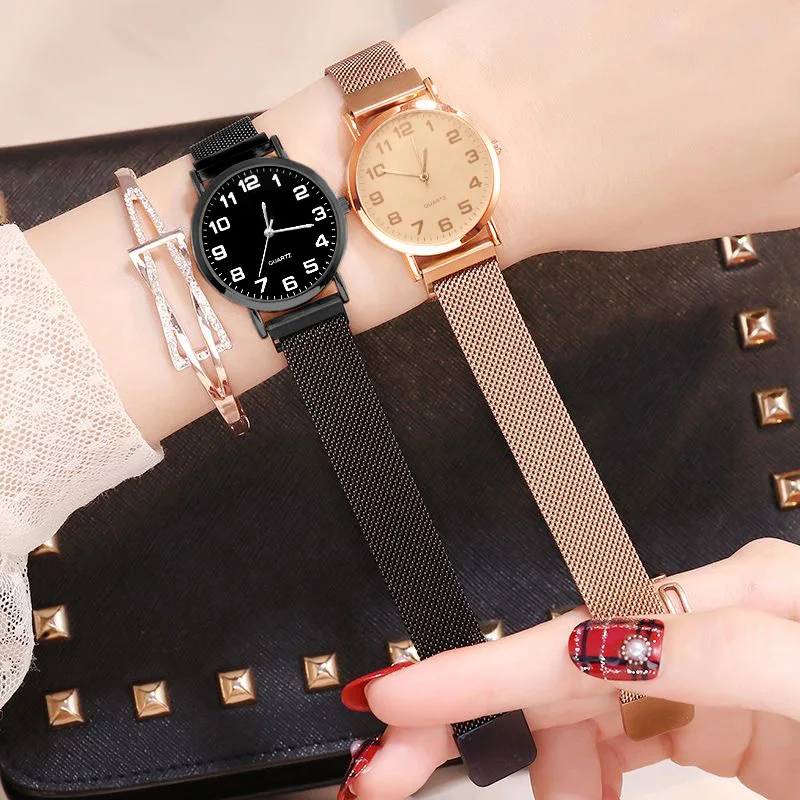 ساعة كوارتز كلاسيكية أنيقة للسيدات للتنقل والاستخدام المكتبي، ساعة بسيطة وأنيقة للطالبات والنساء العاملات #3