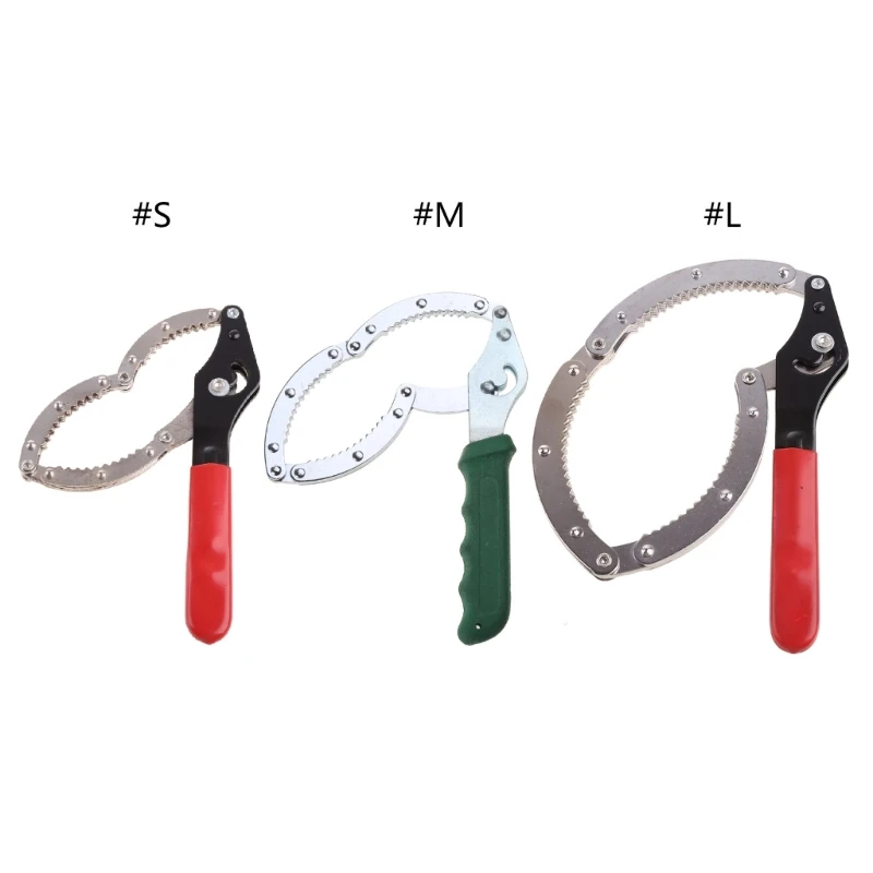 

ipiip Oil Filter Removal Strap Wrench 66-78mm/76-96mm/96-116mm Oil Filter Removal Strap Sapnner Carbon Steel Car Repair Tool