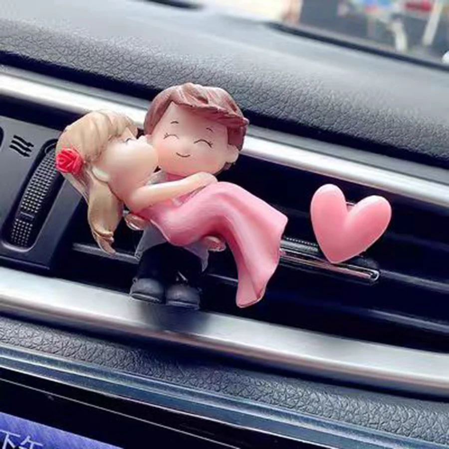 Cartoon Bräutigam hält Braut Kuchen Dekoration Ornament Valentinstag Paar Hochzeitstag Backen Dekoration – Detail 6
