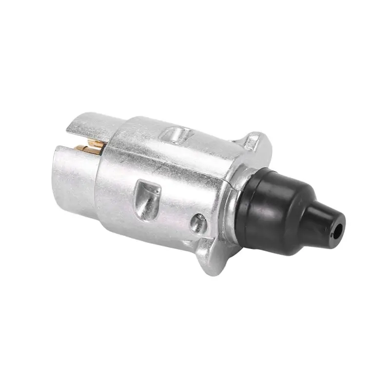 Unusual 5X 7-Pin Trailer Plug Heavy Duty Round Pin 7-Pole Wiring Connector 12V Towbar Towing Caravan Truck Plug N Type