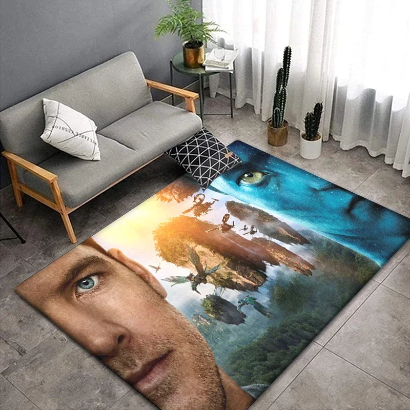 Avatar Movie Carpet Rug for Living Room Bedroom Decoration Picnic Camp Kitchen Carpet Crawling Carpet Decoration