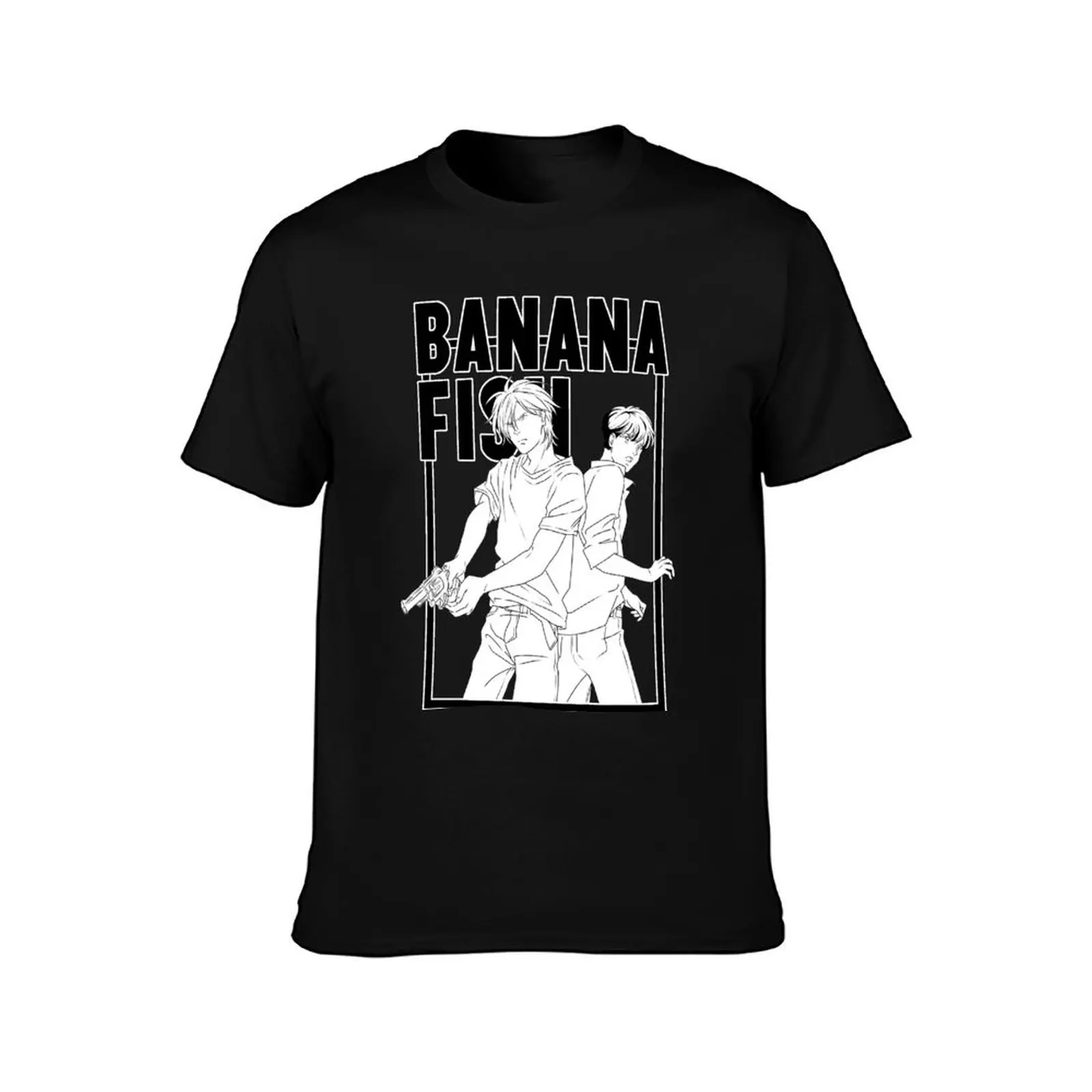 BANANA FISH T-Shirt graphics customizeds vintage clothes summer tops fitted t shirts for men