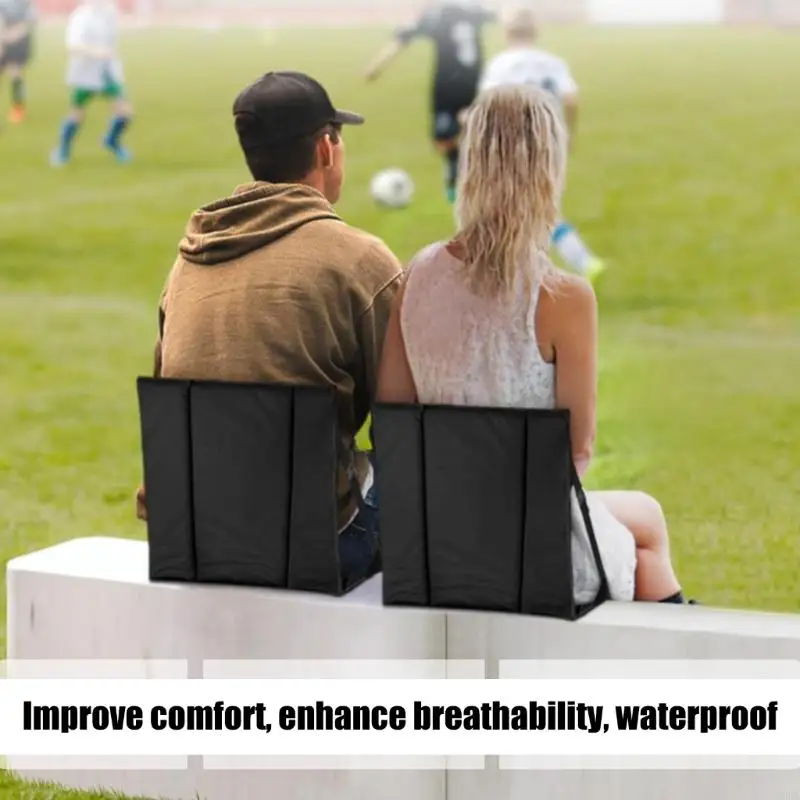 Adjustable Shoulder Strap Stadium Cushion Foldable Designs Waterproofs Materials for Travel Camping Outdoors