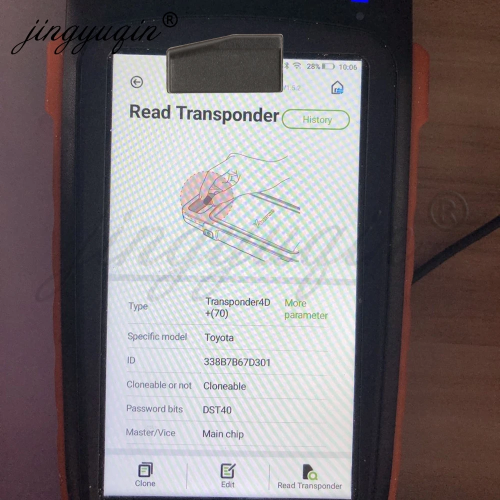 10pcs Car key Carbon Transponder Chip 4D ID 40 44 45 46 48 49 60 61 62 63 64 65 66 67 68 69 70 71 ID82G ID83 G H-8A 4C 4A 7937EA view 4