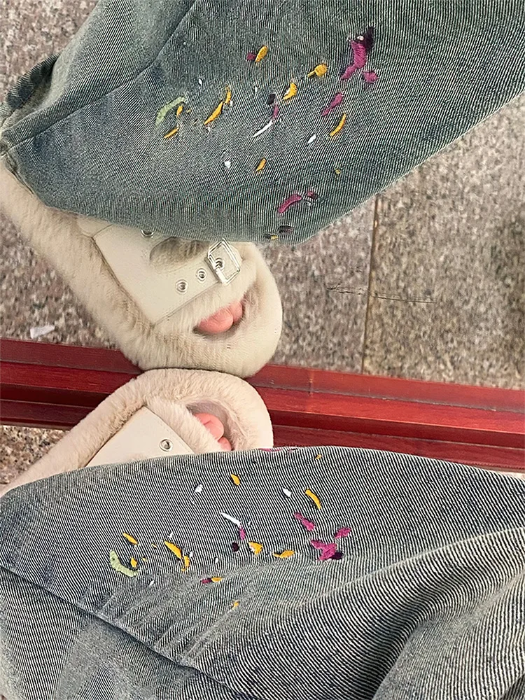 Damesjeans met hoge taille Vakantie Vakantie Reizen Strand Dames Denim Mode Comfortabel Licht Dun Ademend Koel Frisse lucht