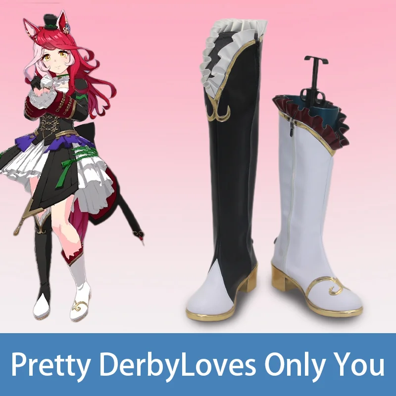 

Game Pretty Derby Loves Only You Cosplay Shoes Boots Ravuzu Onrii Yuu For Hallowmas Party Adult Women Men