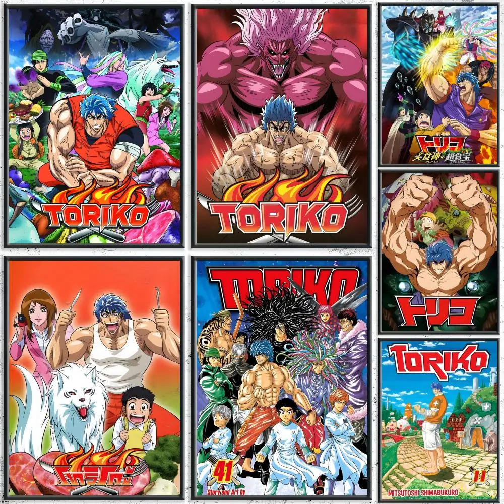 Beliebtes Anime T-TorikoS Poster HD wasserdichte selbstklebende Wandkunst – Verwendung in verschiedenen Szenen, Top-Geschenk-Plektion