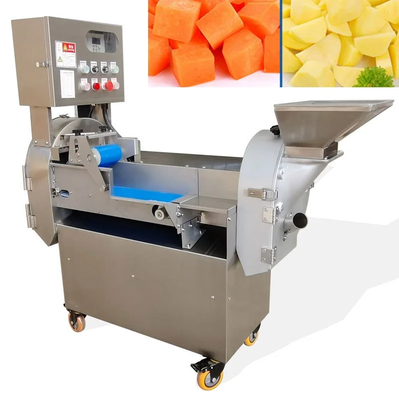 Multi-function Automatic Vegetable Cutting Machine Dice Chopper Slicer Cutter Vegetable Cutting Machine