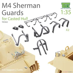 T-REX 35023 1/35 M4 Sherman Guards Set (for Casted Hull) Can Support 2 Tanks