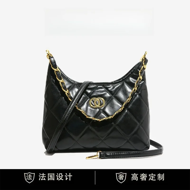 

Chic Classic Messenger Bag For Women, Premium Leather Shoulder Crossbody Purse Designer Tote Handbag Elegant Style