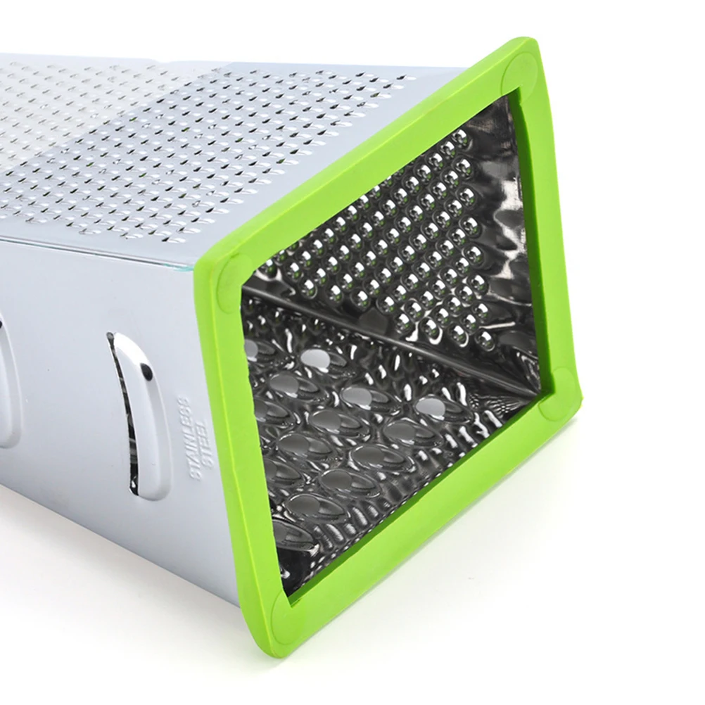 

Stainless Steel Grater Vegetable Kitchen Tool Potato Carrot Cucumber Shredder Four Sided Grater Kitchen Supplies