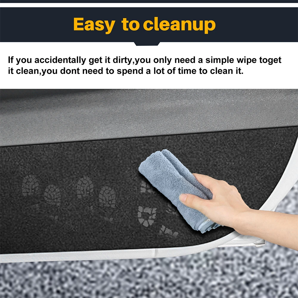 

Car Door Anti-Kick Mat for Mini Cooper S F66 2024 2025 Suede Leather Sticker Soil-Proof Children's Kick Pad Accessories