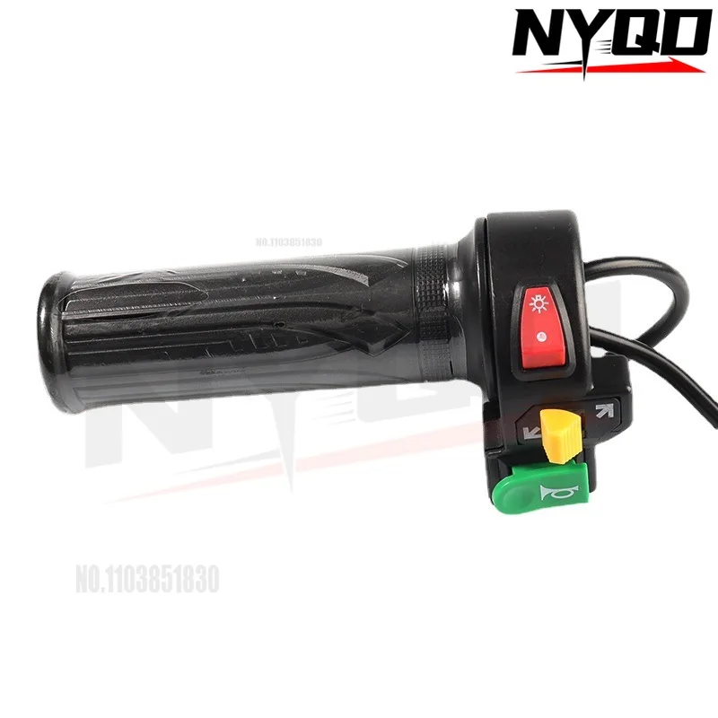 Simples 3 em 1 interruptor para bicicleta elétrica, farol de chifre, botão interruptor de 3 pontos, peças de veículos elétricos, acessórios