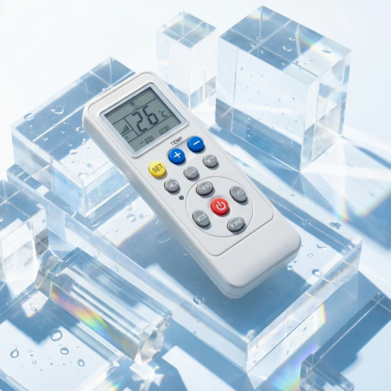 Universal A998 LCD Remote Control for Air Conditioner 5000 in 1 Low Power Consumption Compatible with Split Type AC