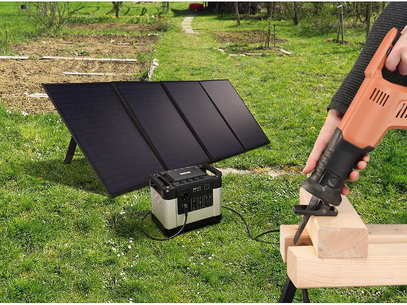 Stock Solar Wireless Charging Outdoor Camping Generator Backup All In One 110V/220V 300000mAh Lifepo4 Portable Power Station