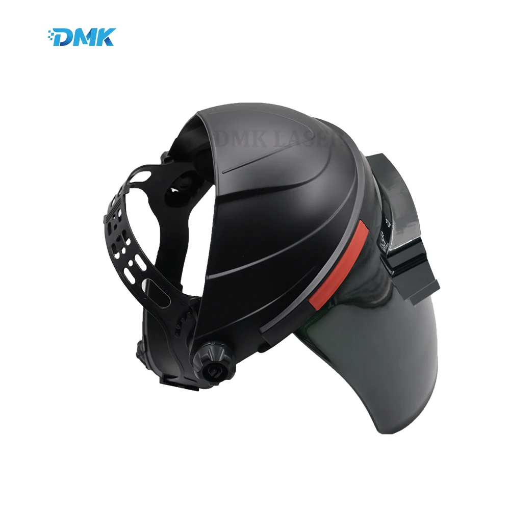 DMK Auto Darkening Laser Welding Mask Chameleon Large View Solar Power Welding Helmet For Laser Welding Marking Cutting  Protect