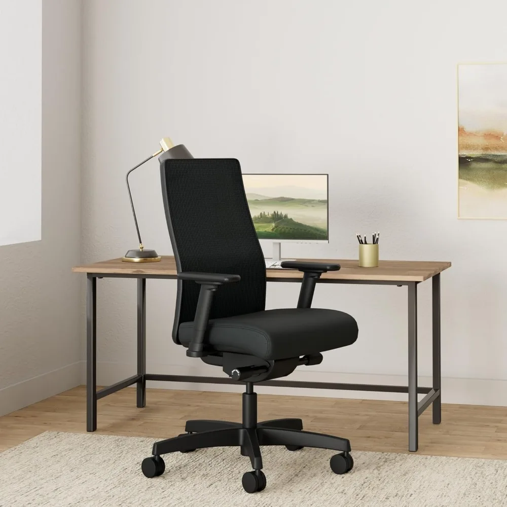 

Ergonomic Office Chair Mid Back Mesh Home Offices Desk Chairs - Synchro-Tilt, Swivel Wheels, Office Chair