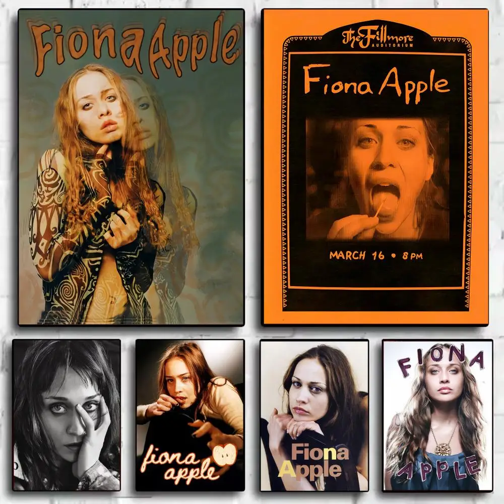 Singer Album F-Fiona Apple Poster Decorative Wall Art Stickers Mural Photo Print for Home Living Room Hallway Decor