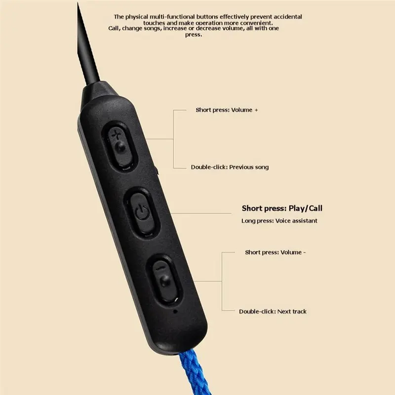 Y43A-Ear Plugs Bluetooth Headphones For Work Neckband Noise Reduction Earphone Hearing Protection Earbud For Work Safety