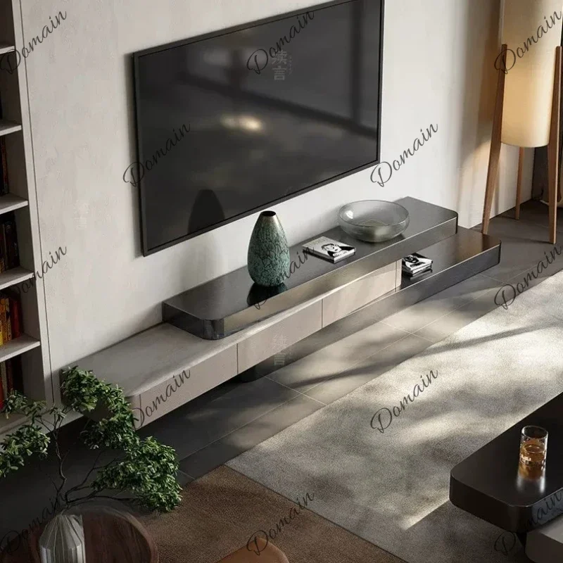 BJ Unique Extendable Tv Cabinet Modren Luxury Design Modern Bauhaus Tv Stand Monitor Support Floor Mesa Para Televisor Furniture