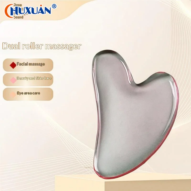 Ensemble d'outils de massage Gua Sha en corne de bœuf naturelle, effet liftant pour la peau, bords lisses, pour les soins quotidiens de la peau, massage du corps entier
