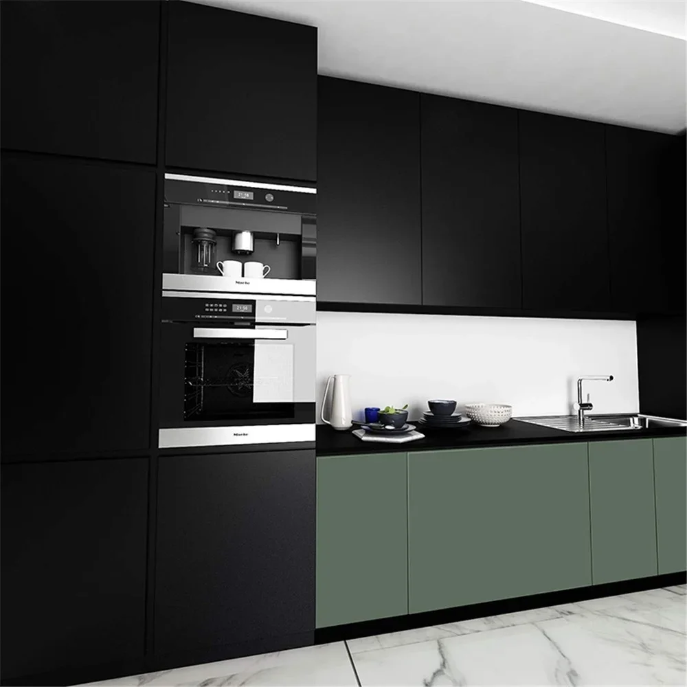 Matte PVC Waterproof DIY Self Adhesive Vinyl Wallpaper Kitchen Cabinet Desktop Contact Paper Wall Sticker Home Decor Wall Art