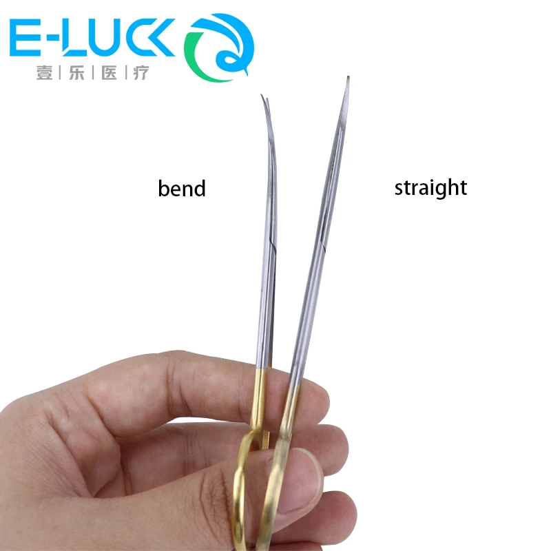 Dental Surgical Scissors Dissecting Scissors Stainless Steel Curved Straight Sharp Shears Dentistry Instruments For Clinic