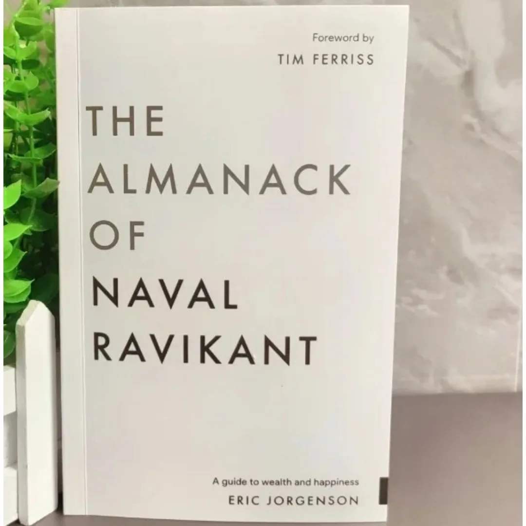 تقويم رافيكانت البحرية: دليل للثروة والسعادة كتاب إنجليزي غلاف عادي كتاب لا شيء بيباليا ليبرو رواية