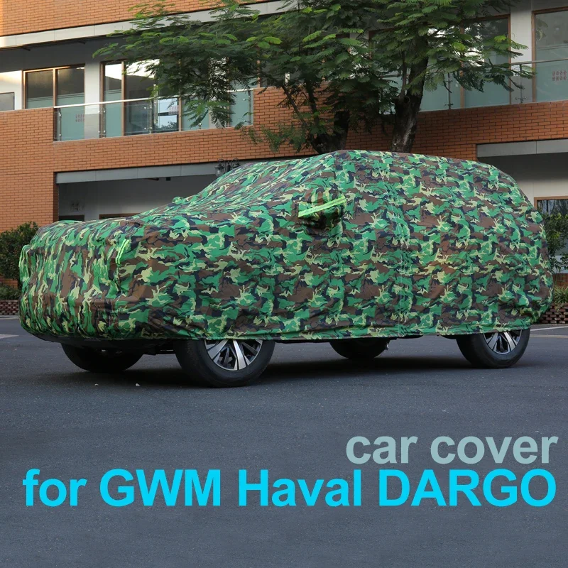 

1pcs for GWM Haval DARGO 2021 2022 Body Cover Waterproof Sunscreen Snow Proof Car Cover Four Seasons