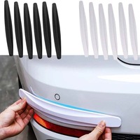 6/4 Piece Universal Front Rear Bumper Corner Protector Guard Car Anti-collision Protection Decoration Strip Car Accessories New