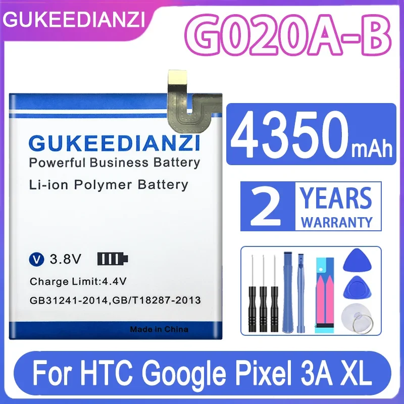 

Запасная батарея GUKEEDIANZI 4350 мАч для HTC Google Pixel 3A XL