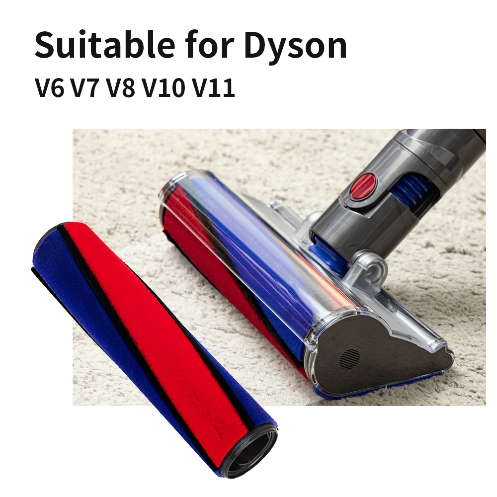 Soft Roller Brush Bar Replacement Parts for Dyson V6 V7 V8 V10 V11 Soft Roller Cleaner Head Vacuum, Part 966488-01 view 5