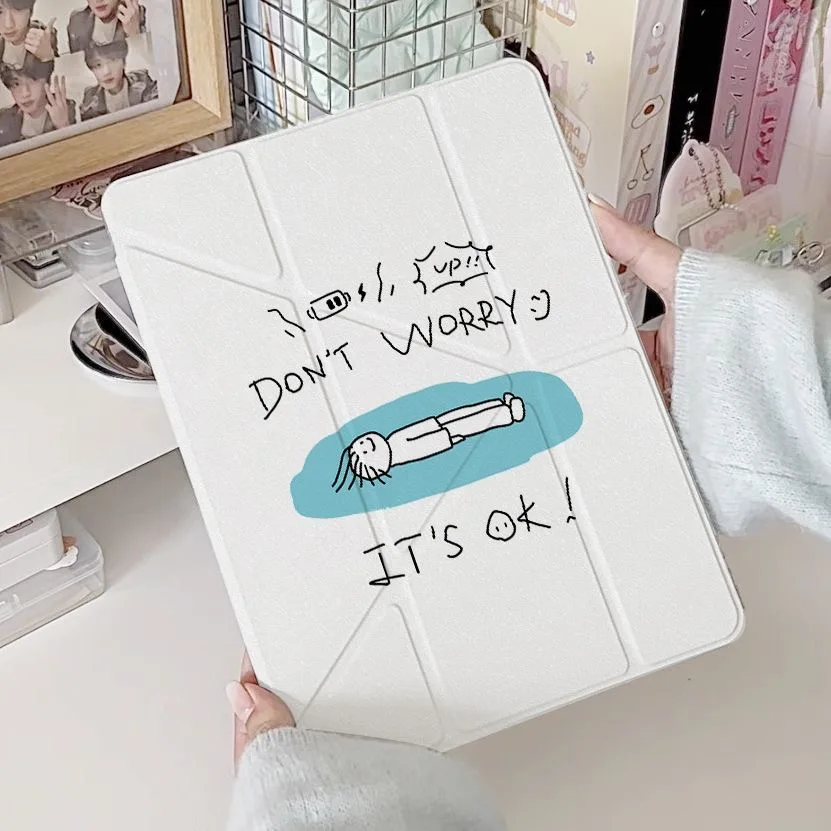 

Для iPad Air 13 11 M3 M2 2025 2024 Чехол для iPad Pro 13 11 M5 M4 Pro 12,9 2022 2021 2020 2018 Чехлы с держателем для карандашей Funda Cover