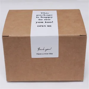 100 pces/roll danken labels labels small Business Geschenkdekoration Kleberpaket Aufkleber Dieses Paket freut sich auch, es auch zu sehen 12 Hauptverkäufe für sich selbst zu testen, danke - №10