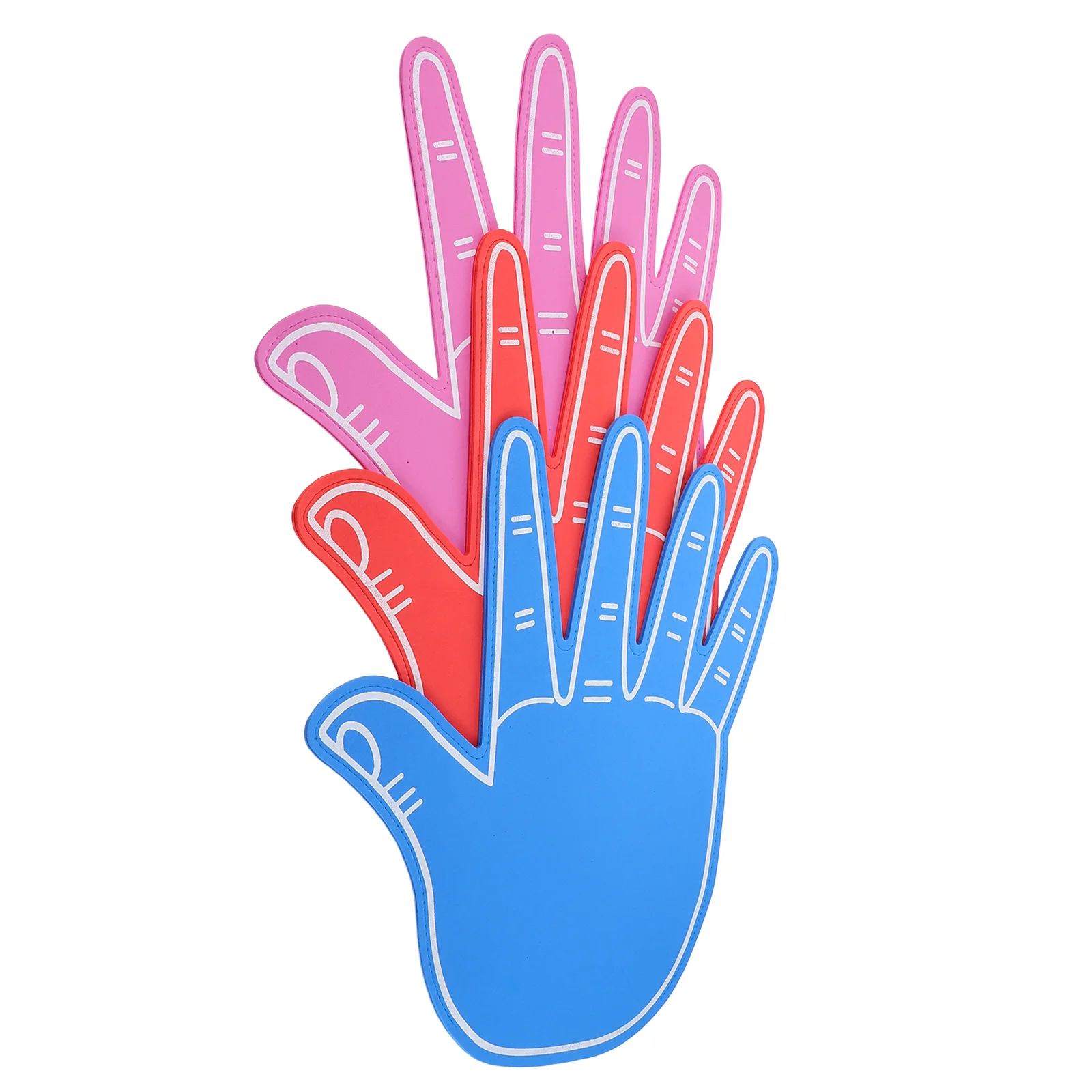 

3 шт. перчатки для черлидинга, пенопластовая губка для рук с героями мультфильмов, хлопающая губка для пальцев