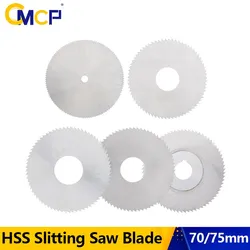 CMCP Slitting Saw Blade 70 75mm,11.1 20 22mm Arbor,32 60 70 72 Teeth Circular Saw Blade for Slitting Saw Cutter Cutting Tool